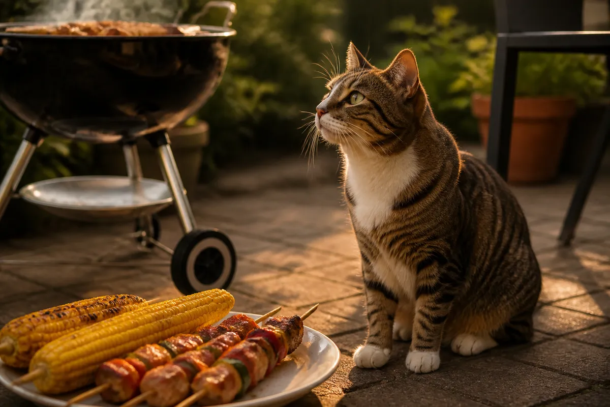 Summer BBQ Hazards for Cats: Bones, Corn Cobs and Skewers