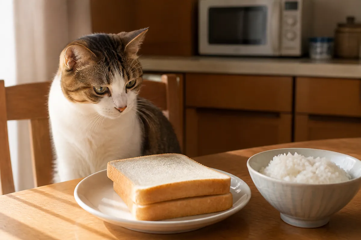 Can Cats Eat Bread and Rice?