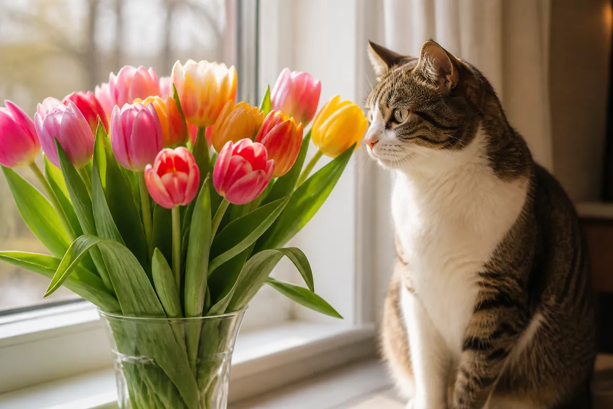 Are Tulips Toxic to Cats?