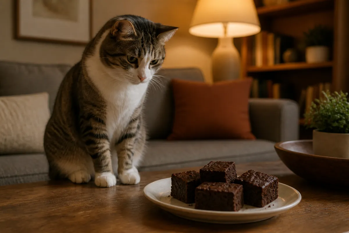 Cannabis edibles and products kept away from a cat