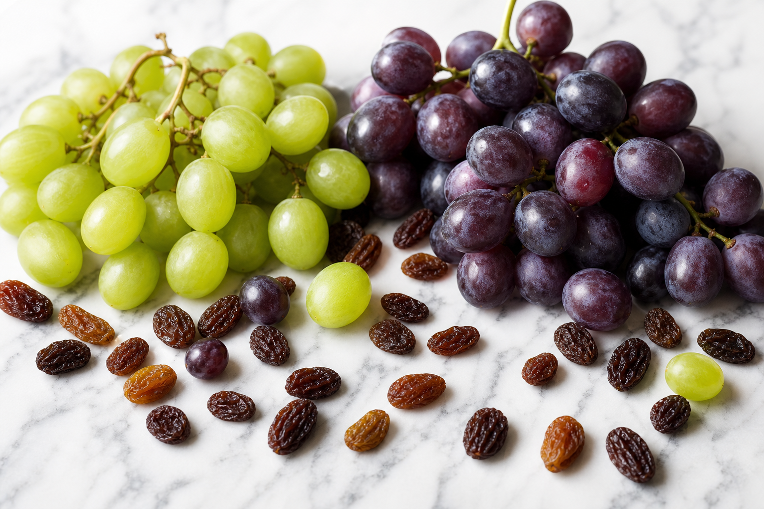 Grapes and raisins - potential cat toxin